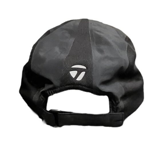 TaylorMade Golf Hat Cap Mens Black Strapback Lightweight - Picture 3 of 8